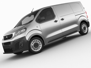 peugeot expert 2016 panel van Modelo 3D