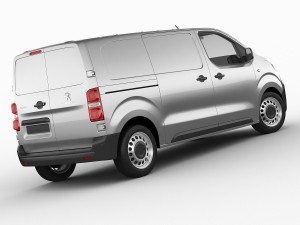 peugeot expert 2016 panel van Modelo 3D