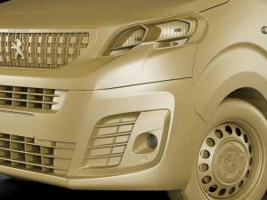 peugeot expert 2016 panel van 3D Model