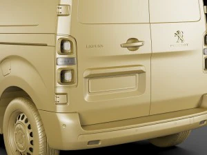 peugeot expert 2016 panel van 3D Model