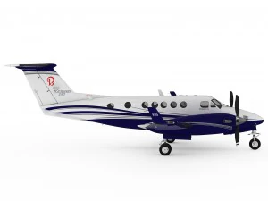 beechcraft king air 250 3D Model