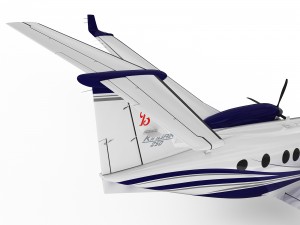 beechcraft king air 250 3D मॉडल