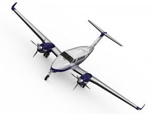 beechcraft king air 250 3D मॉडल