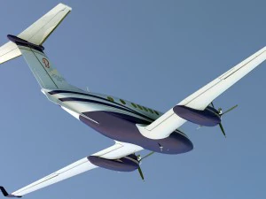 beechcraft king air 250 3D Model