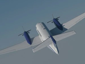 beechcraft king air 250 3D Model