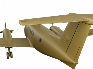 beechcraft king air 250 3D Model