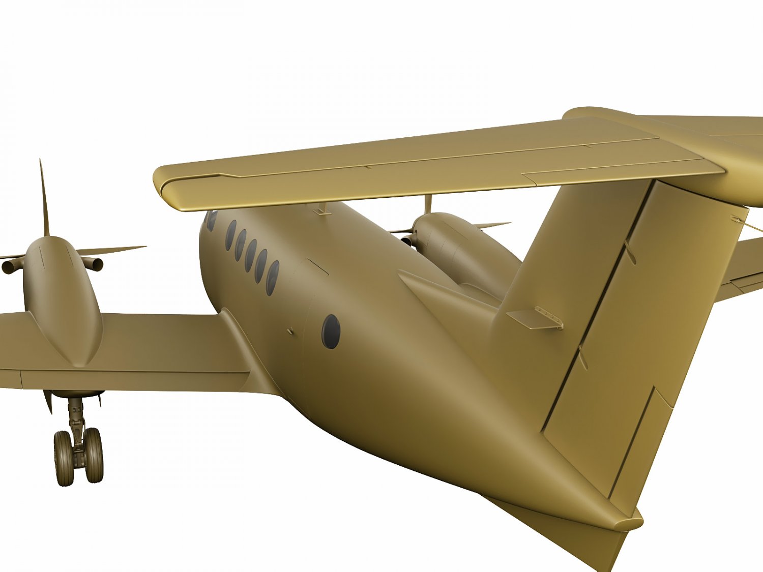 Beechcraft King Air 250 3D Model in Other 3DExport