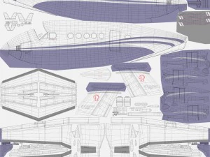 beechcraft king air 250 3D Model