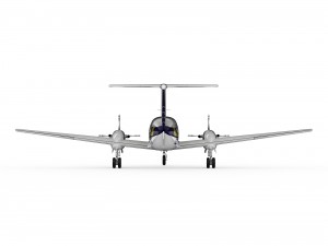 beechcraft king air 200 3D-Modell