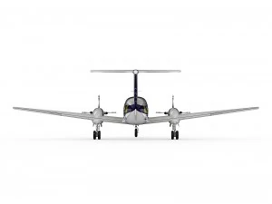beechcraft king air 200 3D Модель