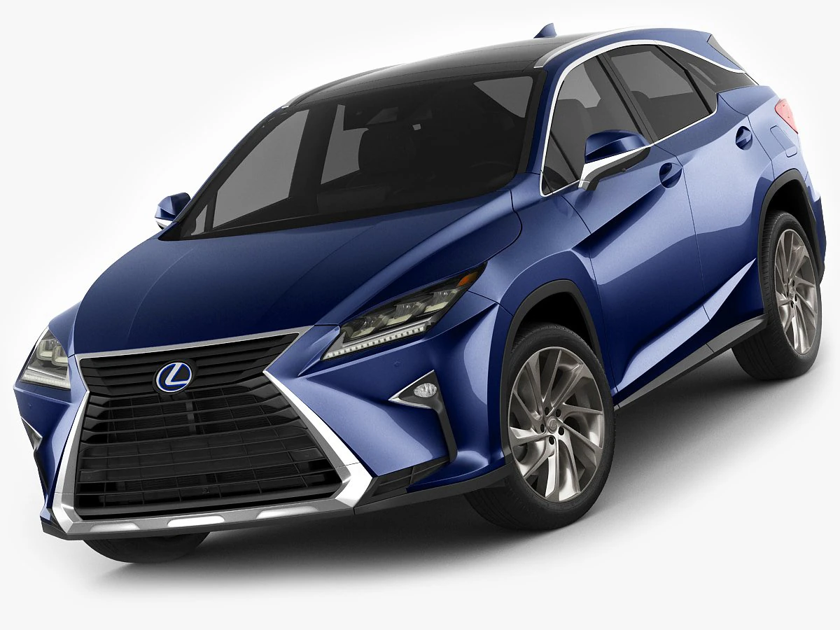 lexus rx 450h 2016 3D Model .c4d .max .obj .3ds .fbx .stl .blend 