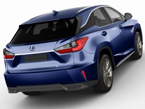 lexus rx 450h 2016 3D Model