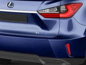 lexus rx 450h 2016 3D Model