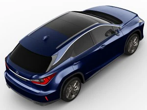 lexus rx 450h 2016 3D Model