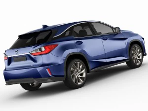 lexus rx 450h 2016 3D Model