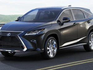 lexus rx 450h 2016 3D Model
