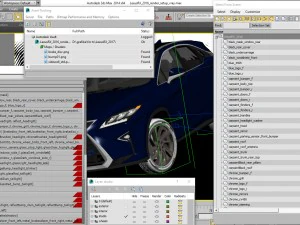 lexus rx 450h 2016 3D Model