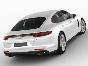 porsche panamera hybrid and 4s Modello 3D