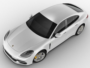 porsche panamera hybrid and 4s Modello 3D