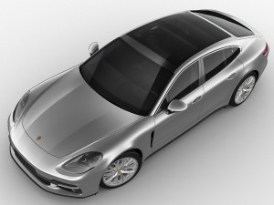 porsche panamera hybrid and 4s Modello 3D