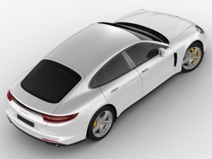 porsche panamera hybrid and 4s Modello 3D