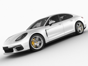 porsche panamera hybrid and 4s Modello 3D