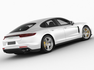 porsche panamera hybrid and 4s Modello 3D