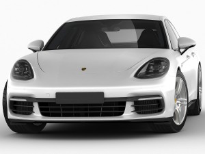 porsche panamera hybrid and 4s Modello 3D