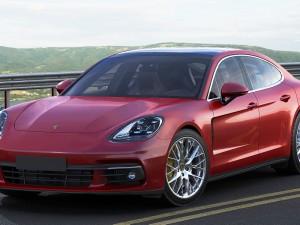 porsche panamera hybrid and 4s Modello 3D