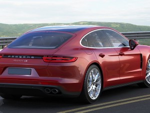 porsche panamera hybrid and 4s Modello 3D