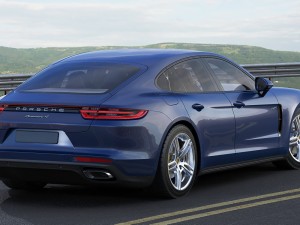 porsche panamera hybrid and 4s Modello 3D