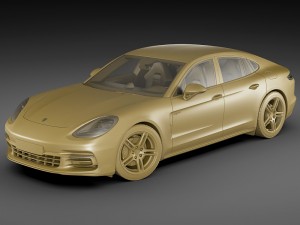 porsche panamera hybrid and 4s Modello 3D