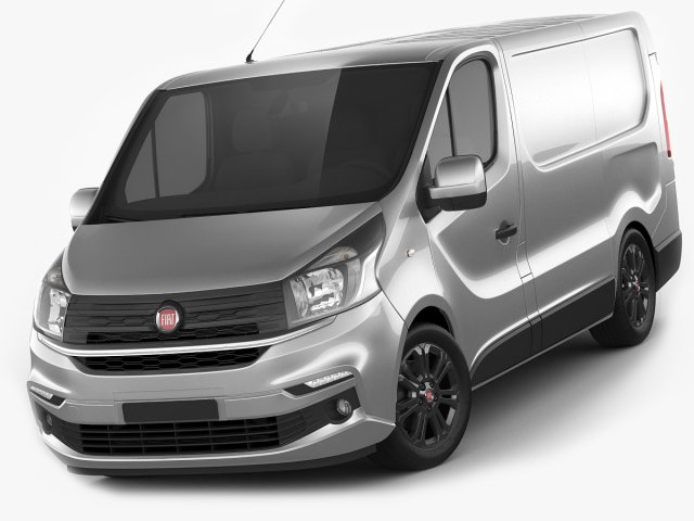 fiat talento 2016 panel van 3D Модель .c4d .max .obj .3ds .fbx .stl .blend 