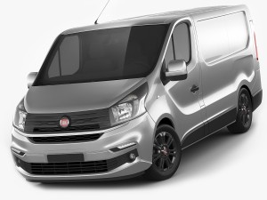 fiat talento 2016 panel van 3D Model