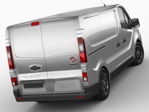 fiat talento 2016 panel van 3D Модель
