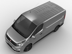 fiat talento 2016 panel van 3D Модель
