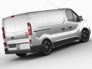 fiat talento 2016 panel van 3D Модель