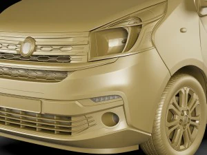 fiat talento 2016 panel van 3D Model