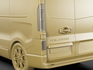 fiat talento 2016 panel van 3D Модель
