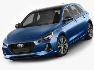 hyundai i30 2017 року 3D Модель