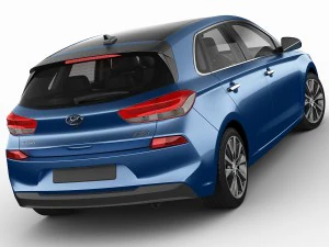 hyundai i30 2017 3D Model