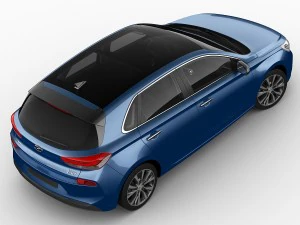 hyundai i30 2017 3D Model