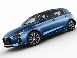 hyundai i30 2017 3D Model