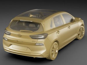 hyundai i30 2017 3D मॉडल