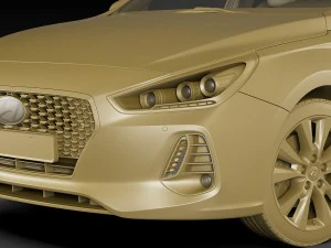 hyundai i30 2017 3D Model