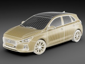 hyundai i30 2017 3D मॉडल