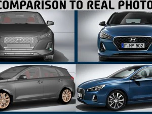 hyundai i30 2017 3D Model