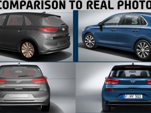 hyundai i30 2017 3D मॉडल