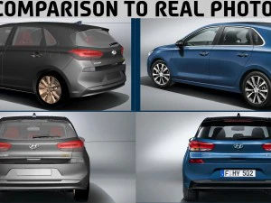 hyundai i30 2017 3D Model