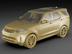 land rover discovery 2017 3D Model